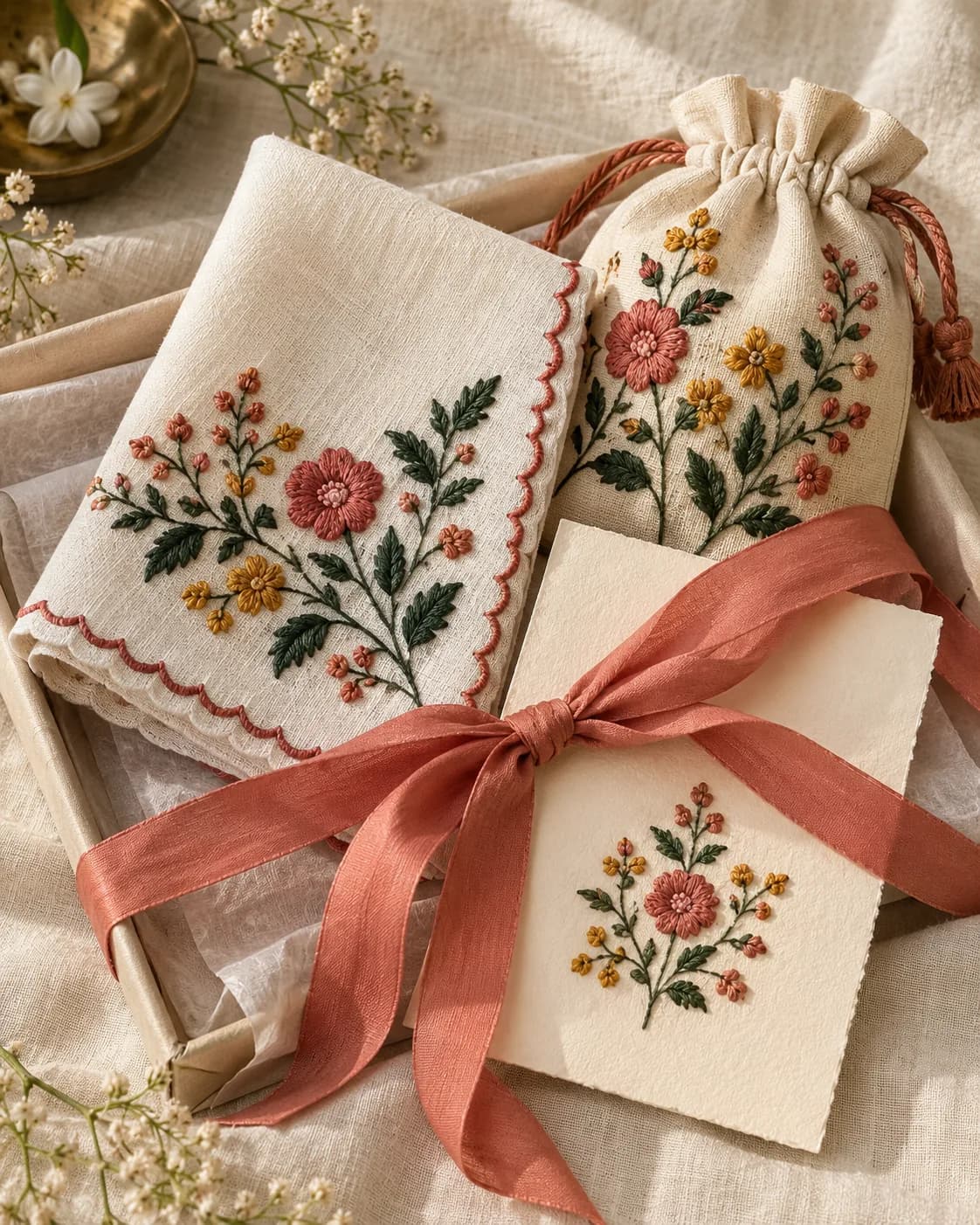 Embroidered gifts